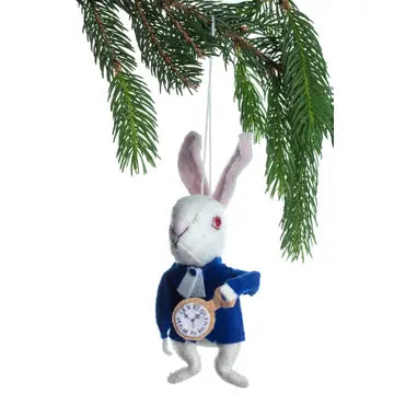 White Rabbit Ornament