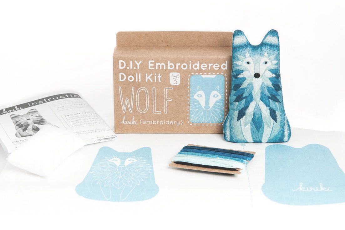 Wolf - Embroidery Kit